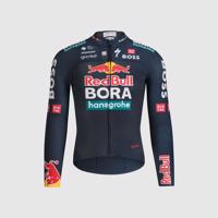 SPORTFUL Cyklistický dres s dlouhým rukávem letní - RED BULL BORA - HANSGROHE THERMAL - modrá 3XL