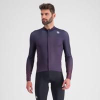 SPORTFUL Cyklistický dres s dlouhým rukávem zimní - BODYFIT PRO - modrá