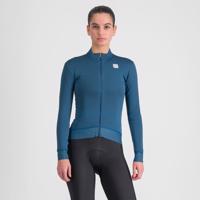 SPORTFUL Cyklistický dres s dlouhým rukávem zimní - MONOCROM THERMAL - modrá L