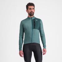 SPORTFUL Cyklistický dres s dlouhým rukávem zimní - SUPERGIARA THERMAL - zelená 2XL