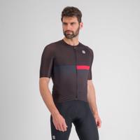 SPORTFUL Cyklistický dres s krátkým rukávem - BOMBER - černá 2XL