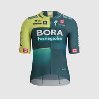 SPORTFUL Cyklistický dres s krátkým rukávem - BORA HANSGROHE 2024 - světle zelená/zelená 3XL