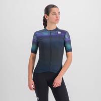 SPORTFUL Cyklistický dres s krátkým rukávem - FLOW SUPERGIARA - modrá XL