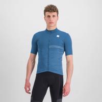 SPORTFUL Cyklistický dres s krátkým rukávem - GIARA - modrá 2XL