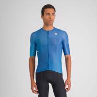 SPORTFUL Cyklistický dres s krátkým rukávem - LIGHT - modrá XL