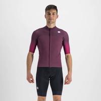 SPORTFUL Cyklistický dres s krátkým rukávem - MIDSEASON PRO - bordó 3XL