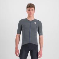 SPORTFUL Cyklistický dres s krátkým rukávem - MONOCROM - antracitová L