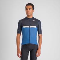 SPORTFUL Cyklistický dres s krátkým rukávem - PISTA - modrá 2XL