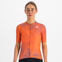 SPORTFUL Cyklistický dres s krátkým rukávem - ROCKET - oranžová S