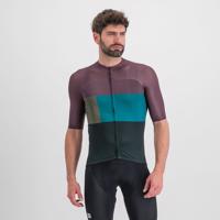 SPORTFUL Cyklistický dres s krátkým rukávem - SNAP - fialová/antracitová